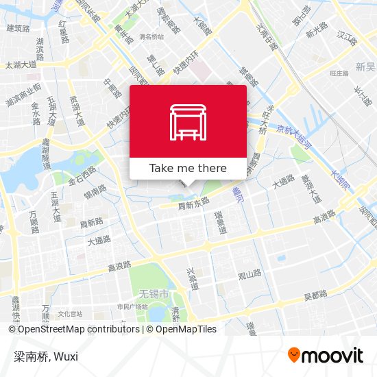 梁南桥 map