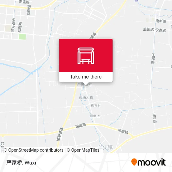 严家桥 map