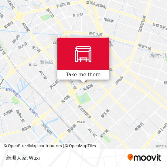 新洲人家 map