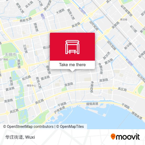 华庄街道 map