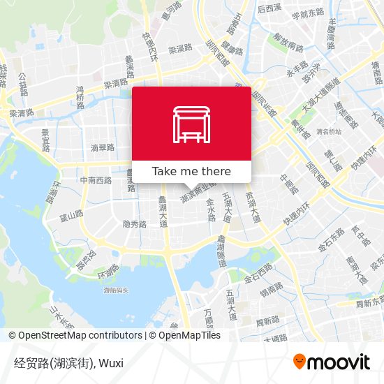 经贸路(湖滨街) map
