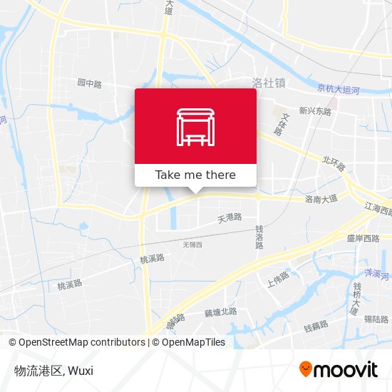 物流港区 map