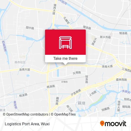 Logistics Port Area map