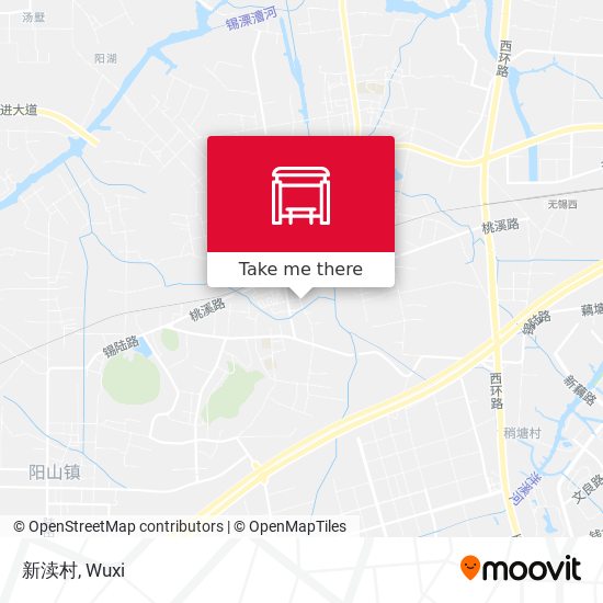 新渎村 map