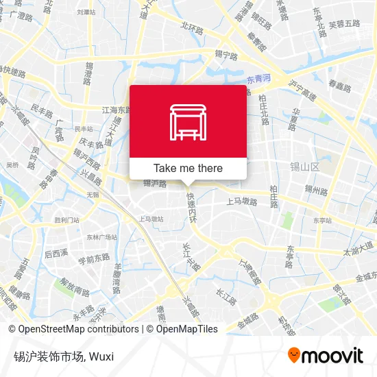 锡沪装饰市场 map