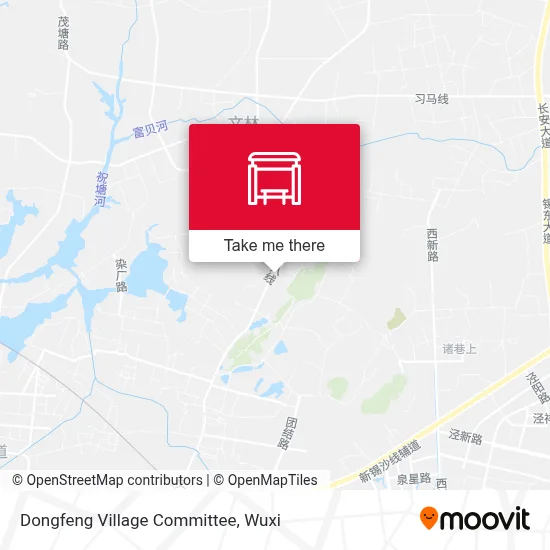 Dongfeng Village Committee map