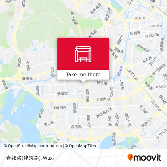 青祁路(建筑路) map