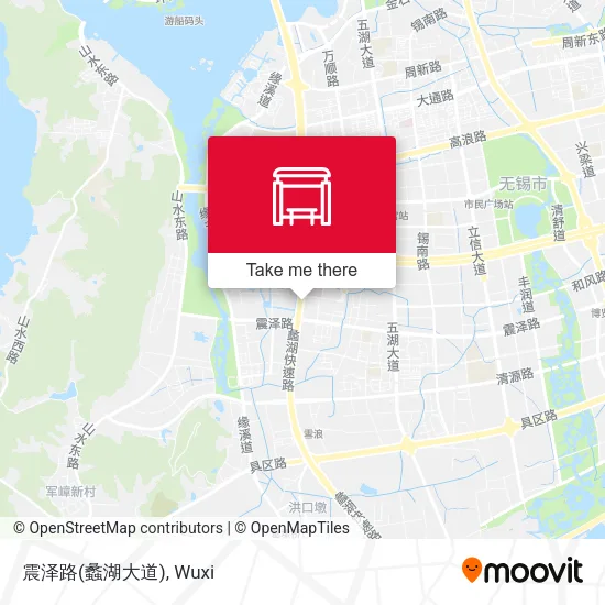 震泽路(蠡湖大道) map