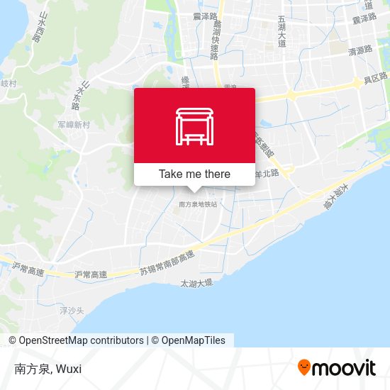 南方泉 map