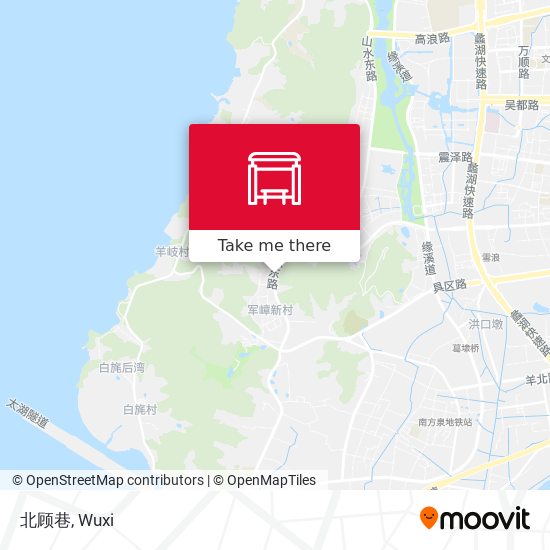 北顾巷 map