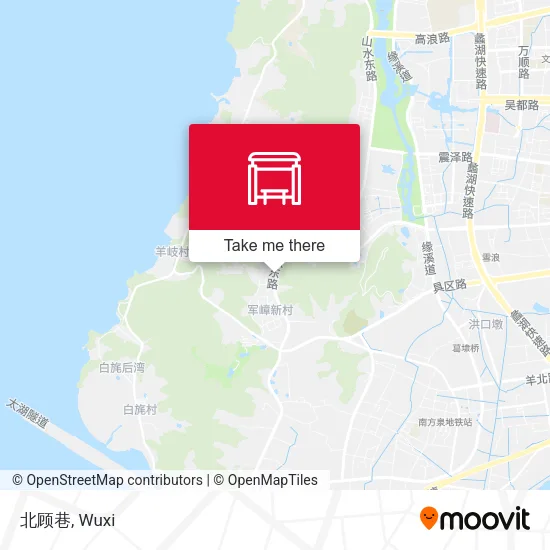 北顾巷 map