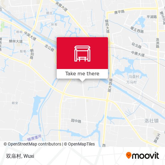 双庙村 map