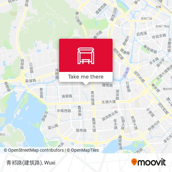 青祁路(建筑路) map