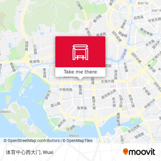 体育中心西大门 map