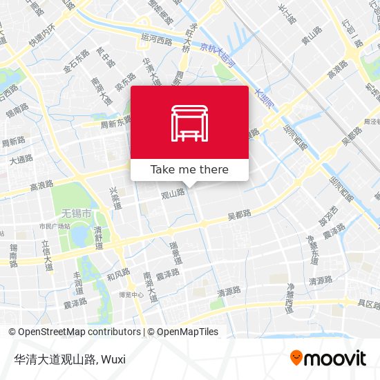 华清大道观山路 map