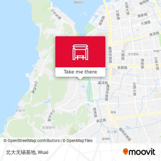 北大无锡基地 map