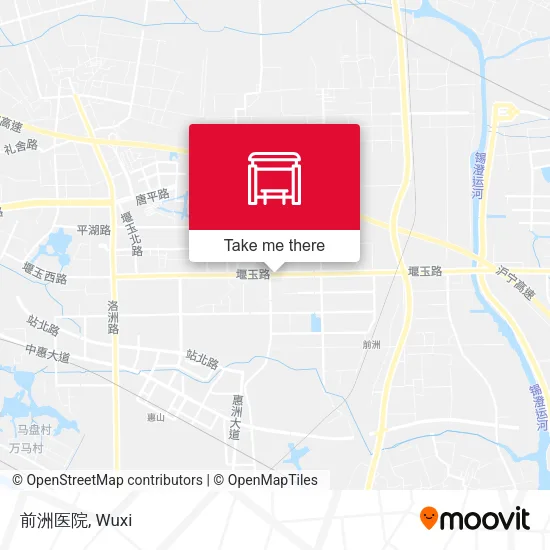前洲医院 map
