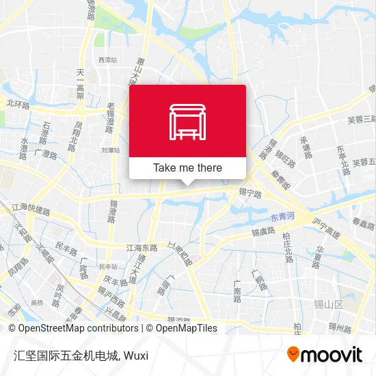 汇坚国际五金机电城 map