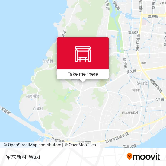 军东新村 map