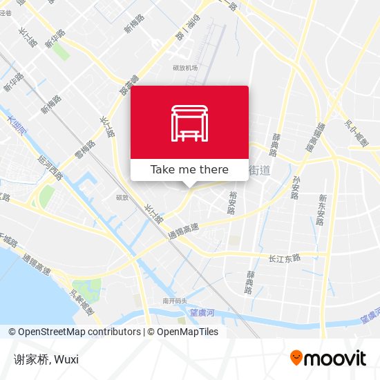 谢家桥 map