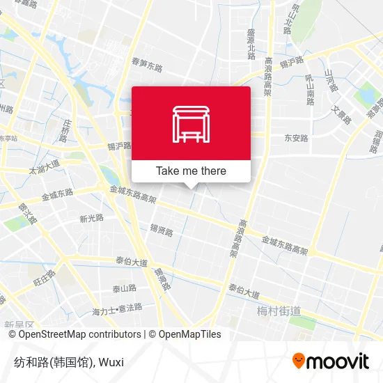 纺和路(韩国馆) map