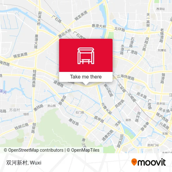 双河新村 map