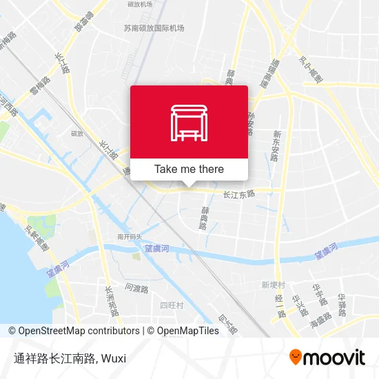 通祥路长江南路 map