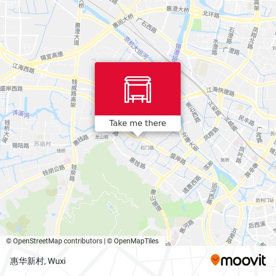 惠华新村 map