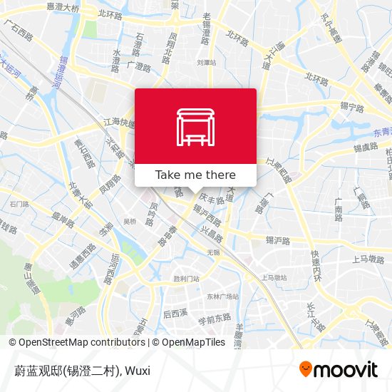 蔚蓝观邸(锡澄二村) map