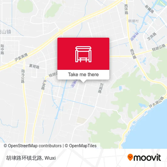 胡埭路环镇北路 map