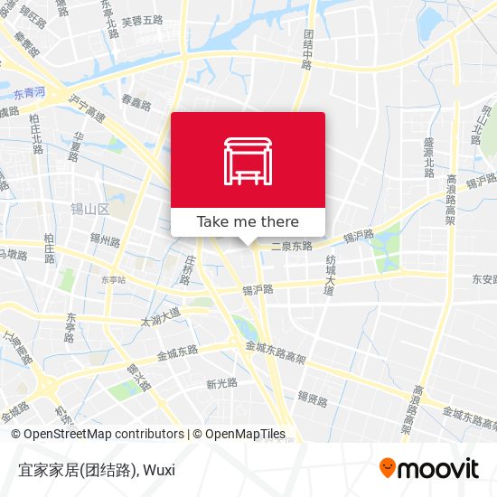 宜家家居(团结路) map