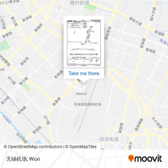 无锡机场 map