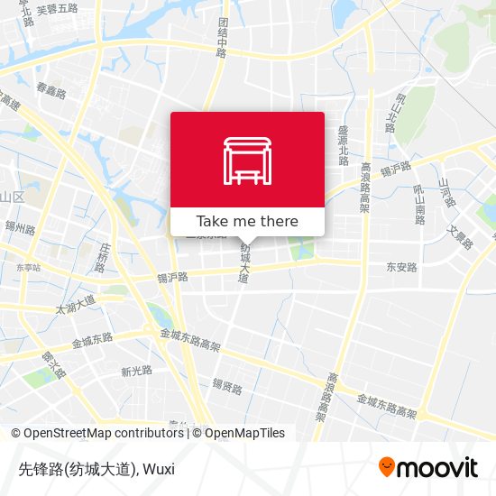 先锋路(纺城大道) map