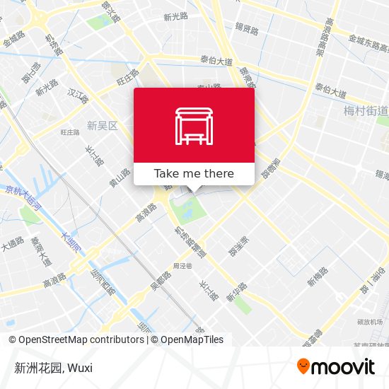 新洲花园 map