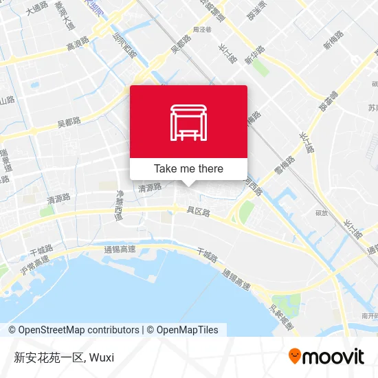 新安花苑一区 map