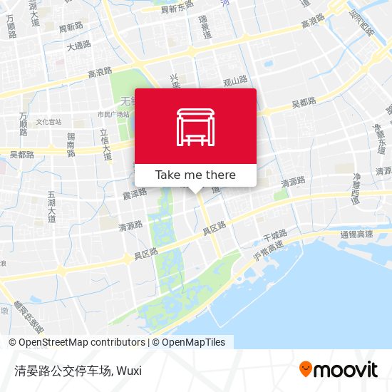 清晏路公交停车场 map