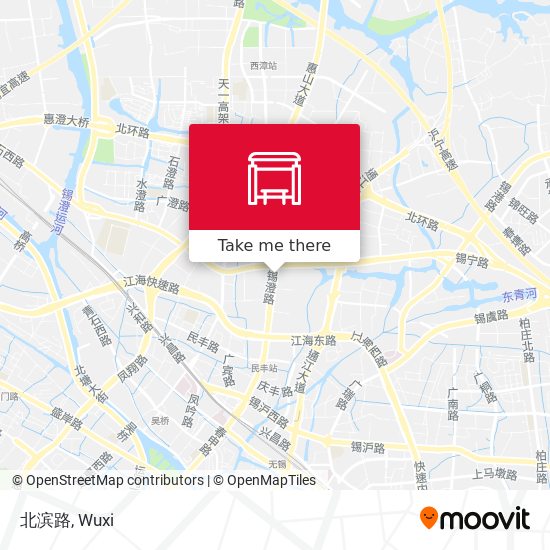 北滨路 map