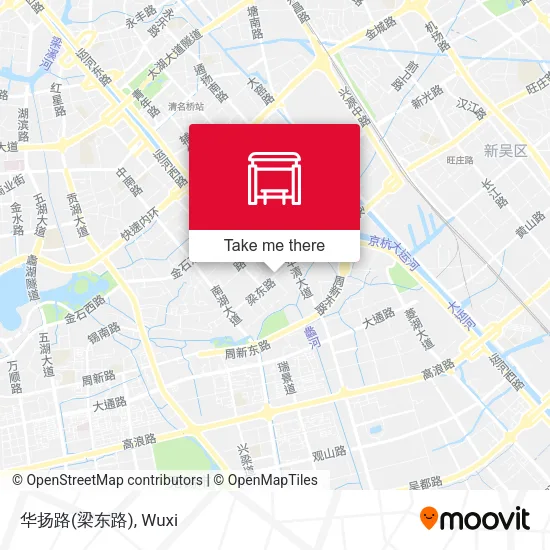 华扬路(梁东路) map