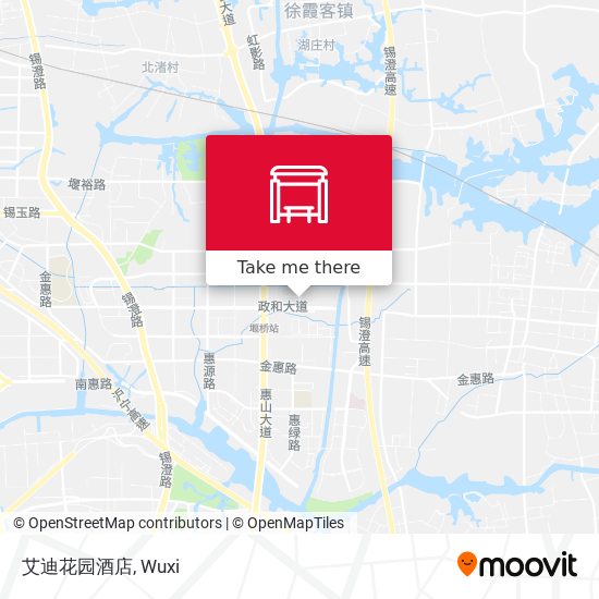 艾迪花园酒店 map