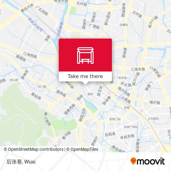 后张巷 map