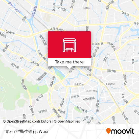 青石路*民生银行 map