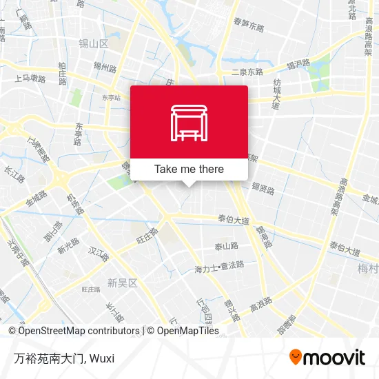 万裕苑南大门 map