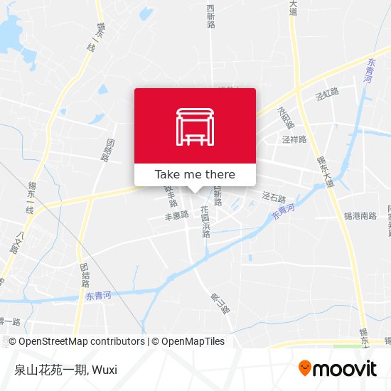 泉山花苑一期 map