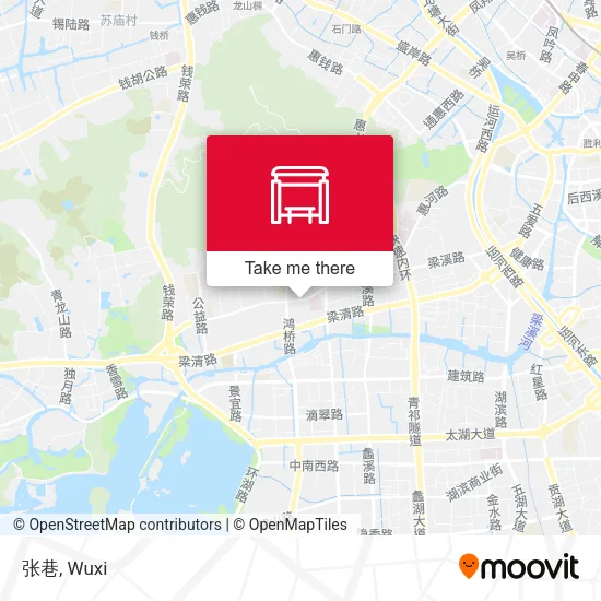 张巷 map