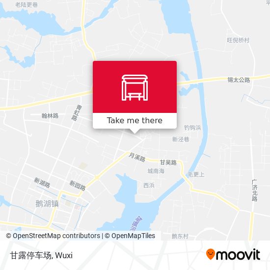甘露停车场 map