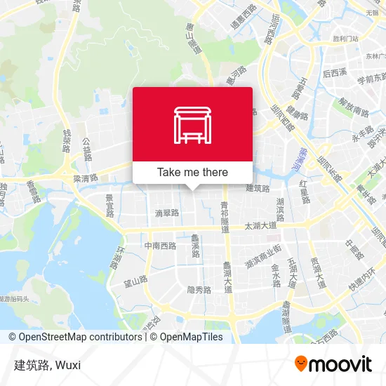 建筑路 map