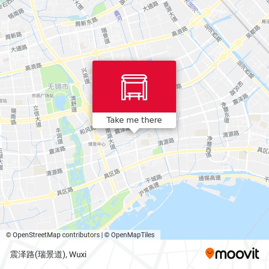震泽路(瑞景道) map