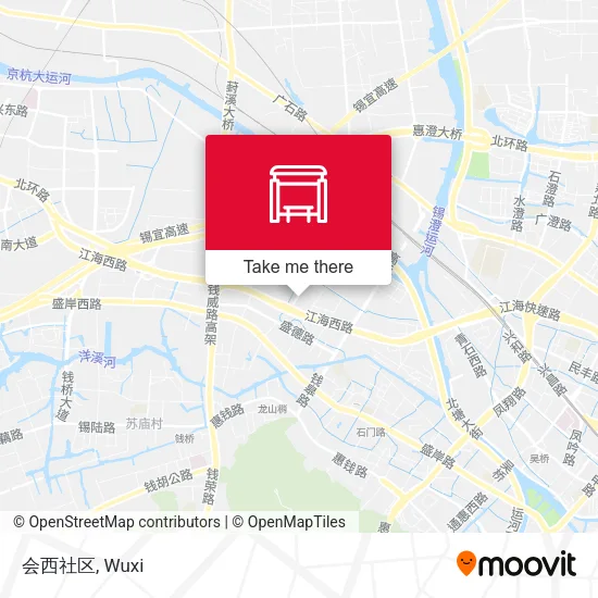会西社区 map