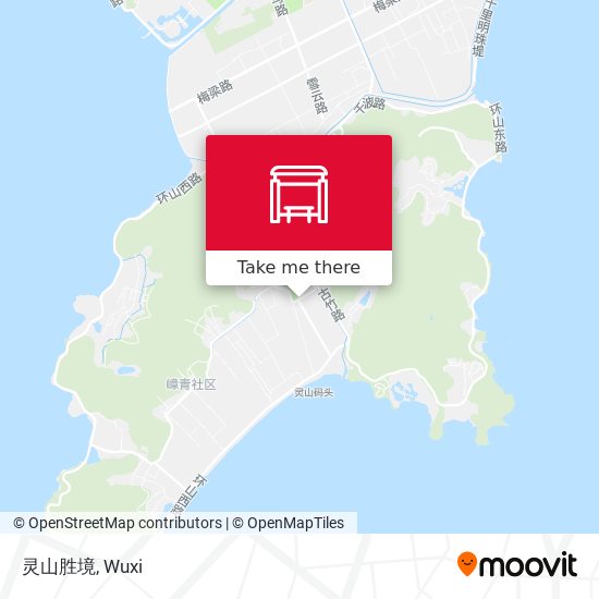 灵山胜境 map