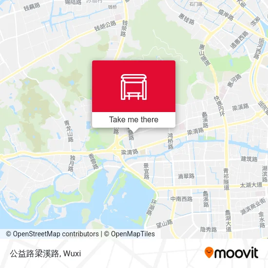 公益路梁溪路 map